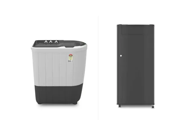 Fridge and Semi Automatic Washing Machine Combo